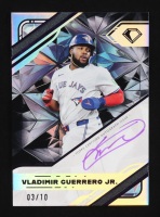 Vladimir Guerrero Jr. 2025 Topps Diamond Icons White PolychromatINK Autographs Black Purple Ink #WPAVGJ #03/10 at PristineAuction.com