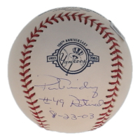 Ron Guidry Signed LE OML Baseball Inscribed "#49 Retired 8/23/03" (Beckett) at PristineAuction.com