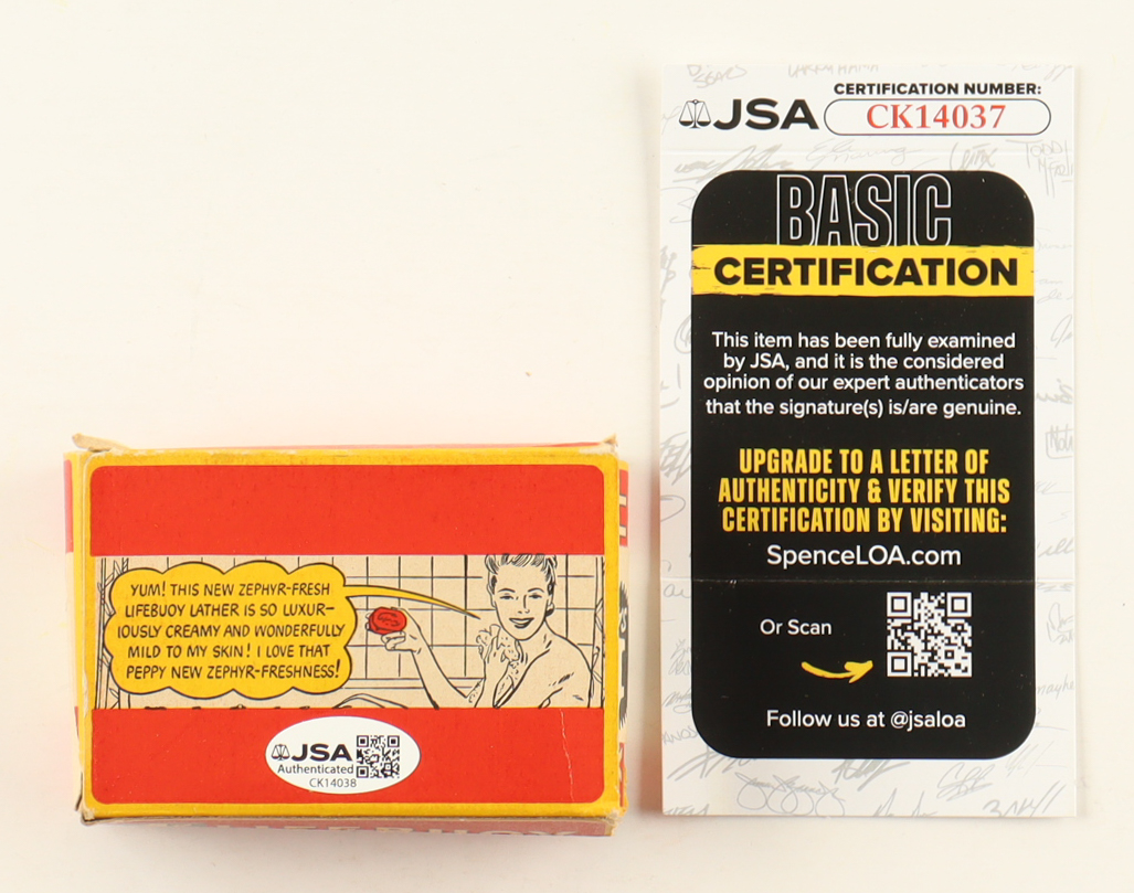 Peter Billingsley Signed "A Christmas Story" Lifebuoy Health Soap Box Inscribed "Ohhh Fudge" & "Ralphie" (JSA) at PristineAuction.com Peter Billingsley Signed "A Christmas Story" Lifebuoy Health Soap Box Inscribed "Ohhh Fudge" & "Ralphie" (JSA) at PristineAuction.com