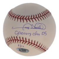 Gary Sheffield Signed LE OML Baseball Inscribed "Opening Play 05" (Beckett) at PristineAuction.com