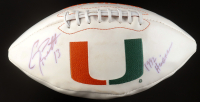 Gino Torretta Signed Miami Hurricanes Logo Football Inscribed "1992 Heisman" (Fanatics) at PristineAuction.com
