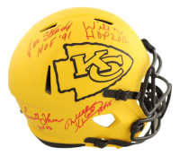 Kansas City Chiefs Full-Size Rave Alternate Speed Helmet Signed by (4) with Jan Stenerud, Willie Roaf, Will Shields, and Emmitt Thomas (JSA) at PristineAuction.com