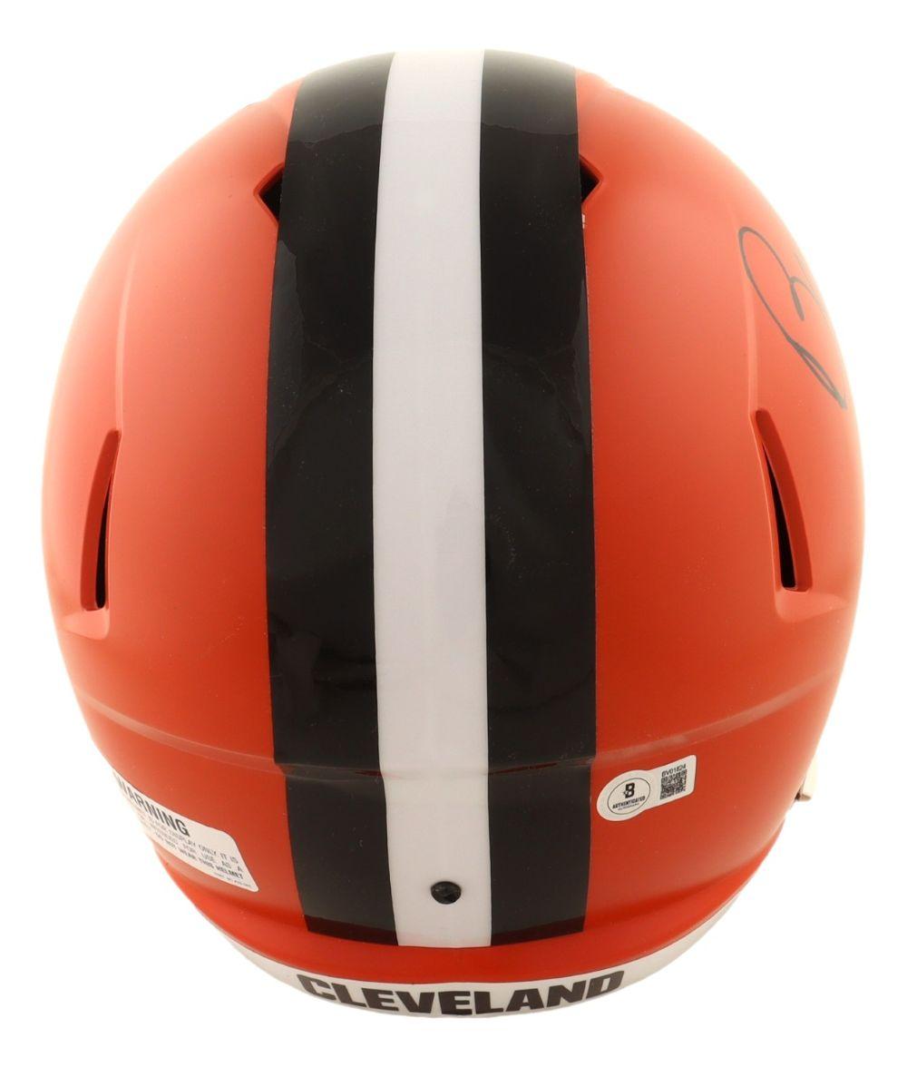 Bernie Kosar Signed Browns Full-Size Speed Helmet (Beckett) at PristineAuction.com Bernie Kosar Signed Browns Full-Size Speed Helmet (Beckett) at PristineAuction.com