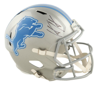 Hendon Hooker Signed Lions Full-Size Speed Helmet (Beckett) at PristineAuction.com