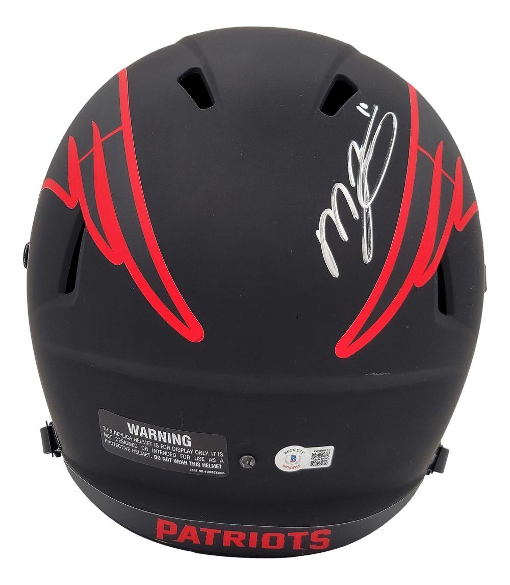 Mac Jones Signed Patriots Full-Size Eclipse Alternate Speed Helmet (Beckett) at PristineAuction.com Mac Jones Signed Patriots Full-Size Eclipse Alternate Speed Helmet (Beckett) at PristineAuction.com
