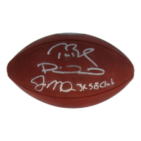 Tom Brady, Joe Montana & Patrick Mahomes Signed "The Duke" Official NFL Football Inscribed "3x SB Champs" (Fanatics) at PristineAuction.com