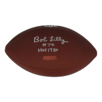 Bob Lilly Signed NFL Football Inscribed "HOF 1980" (JSA) at PristineAuction.com
