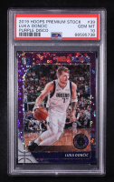 Luka Doncic 2019-20 Hoops Premium Stock Prizms Purple Disco #39 (PSA 10) at PristineAuction.com