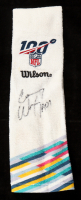 Carson Wentz Signed & 2019 Game-Used QB Towel (Fanatics) at PristineAuction.com