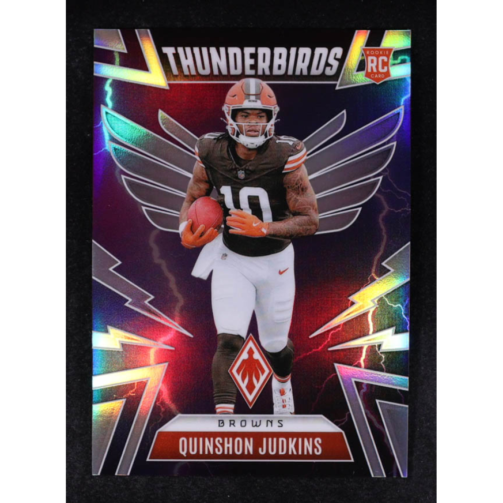 Quinshon Judkins 2025 Panini Phoenix Thunderbirds #12 RC at PristineAuction.com