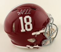 Nick Saban Signed Alabama Crimson Tide Full-Size Authentic On-Field Speed Helmet (Fanatics) at PristineAuction.com
