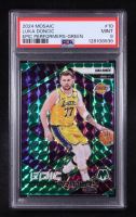 Luka Doncic 2024-25 Panini Mosaic Epic Performers Mosaic Green #10 (PSA 9) at PristineAuction.com