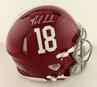Nick Saban Signed Alabama Crimson Tide Full-Size Authentic On-Field Speed Helmet (Fanatics) at PristineAuction.com