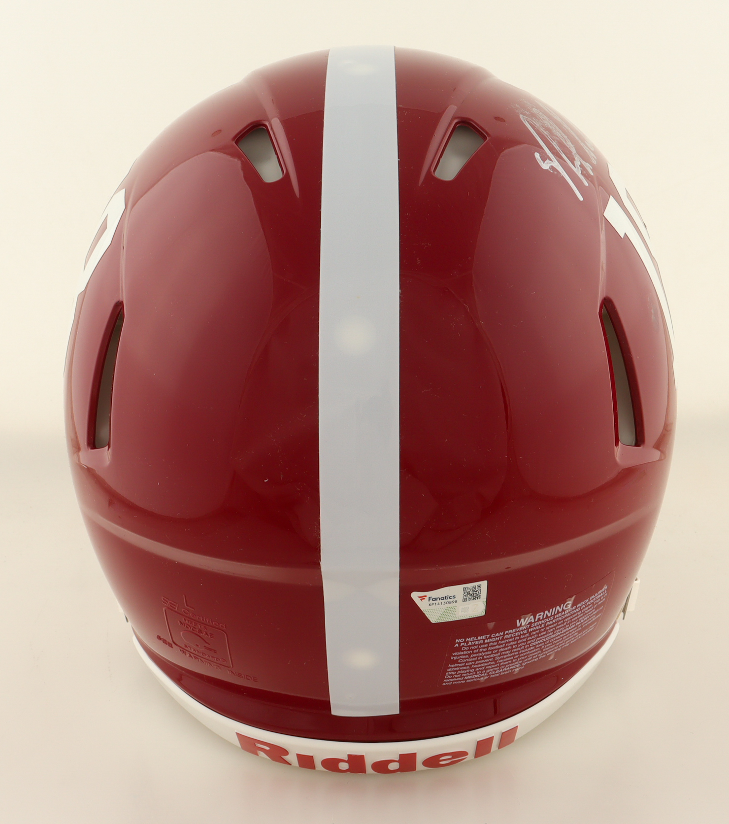 Nick Saban Signed Alabama Crimson Tide Full-Size Authentic On-Field Speed Helmet (Fanatics) at PristineAuction.com Nick Saban Signed Alabama Crimson Tide Full-Size Authentic On-Field Speed Helmet (Fanatics) at PristineAuction.com