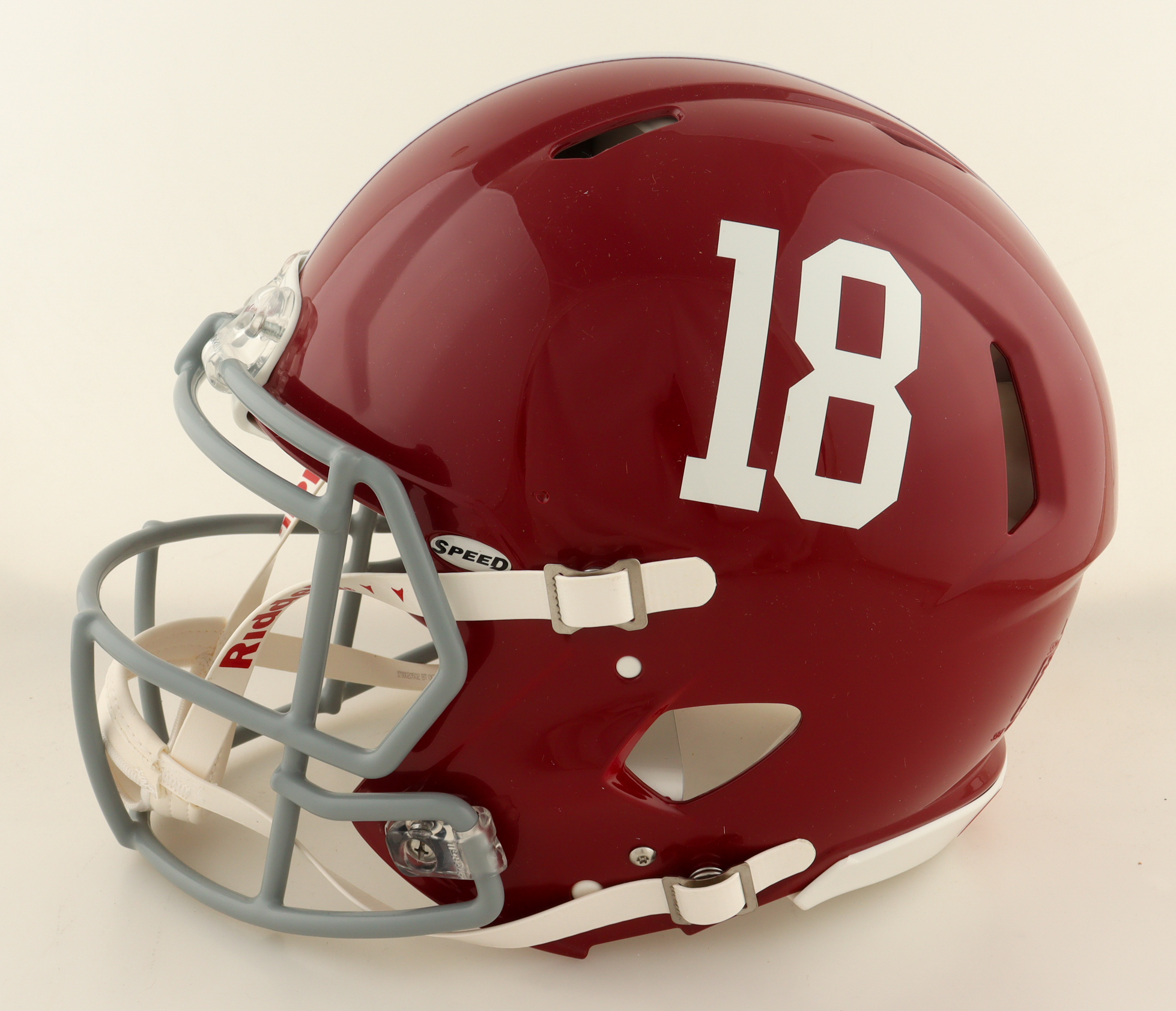 Nick Saban Signed Alabama Crimson Tide Full-Size Authentic On-Field Speed Helmet (Fanatics) at PristineAuction.com Nick Saban Signed Alabama Crimson Tide Full-Size Authentic On-Field Speed Helmet (Fanatics) at PristineAuction.com