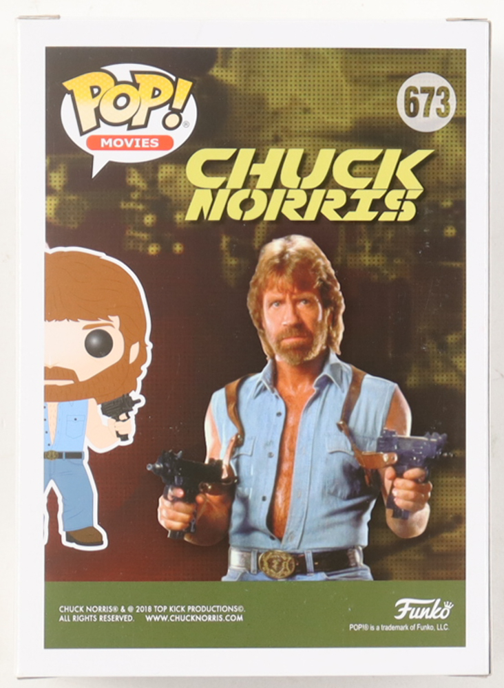 Chuck Norris Signed #673 Chuck Norris Funko Pop! Vinyl Figure (Beckett) at PristineAuction.com Chuck Norris Signed #673 Chuck Norris Funko Pop! Vinyl Figure (Beckett) at PristineAuction.com