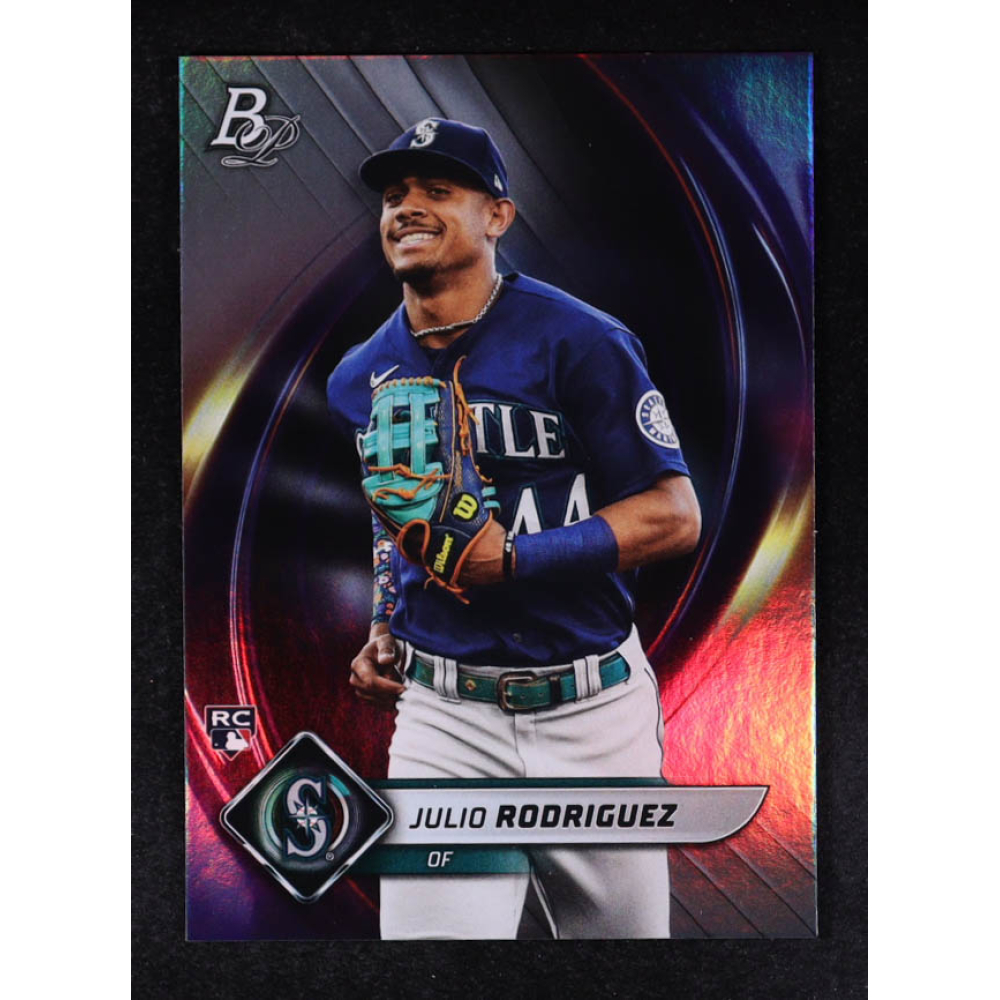 Julio Rodriguez 2022 Bowman Platinum #41 RC at PristineAuction.com
