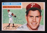 Robin Roberts Signed 1956 Topps #180 (Beckett) at PristineAuction.com