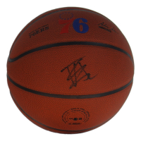 V. J. Edgecombe Signed 76ers Logo Basketball (Beckett) at PristineAuction.com