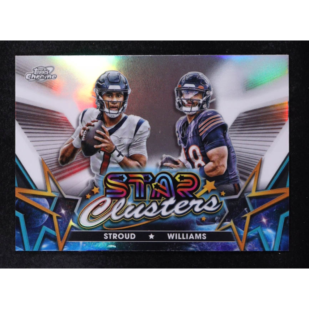 Caleb Williams RC / CJ Stroud 2024 Topps Cosmic Chrome Star Clusters #SCL11 at PristineAuction.com