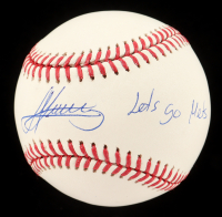 Andres Giminez Signed OML Baseball Inscribed "Lets Go Mets" (USA SM) at PristineAuction.com