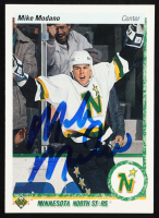 Mike Modano Signed 1990-91 Upper Deck #46 RC (Beckett) at PristineAuction.com