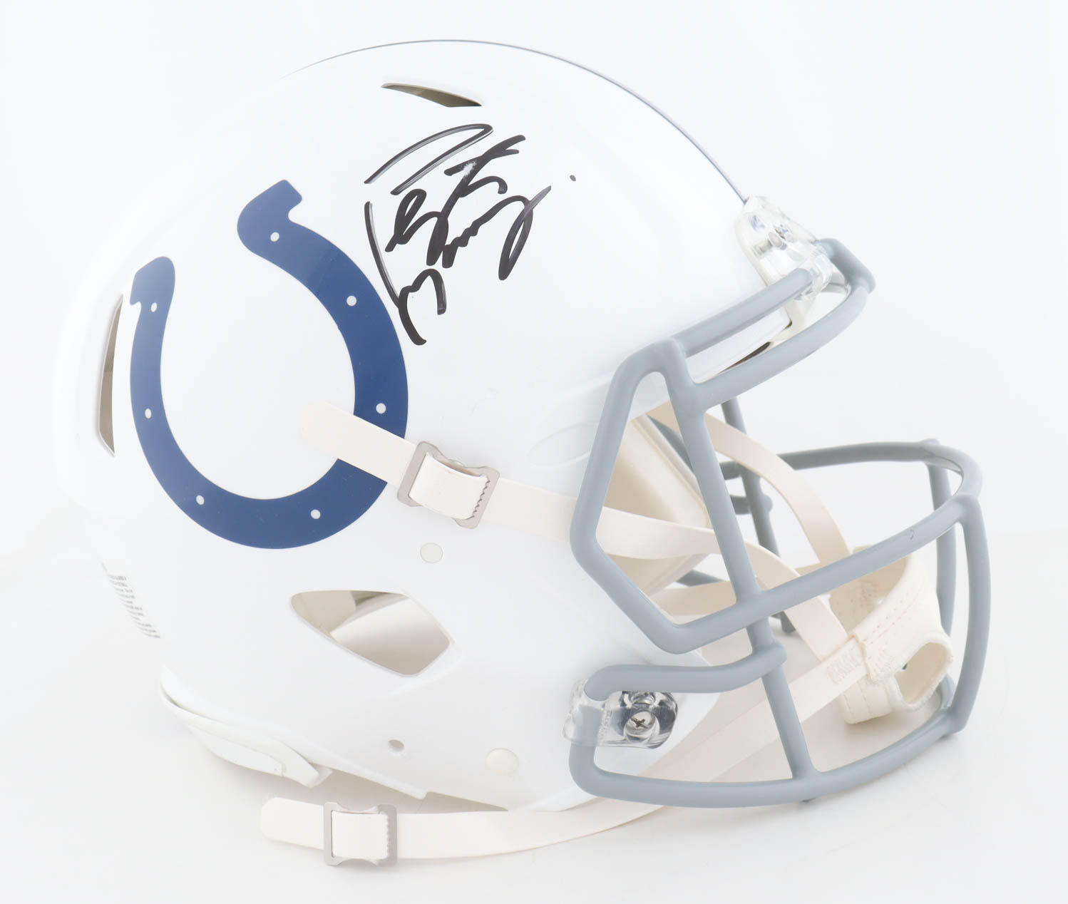 Peyton Manning Signed Colts Full-Size Authentic On-Field Alternate Speed Helmet (Fanatics) at PristineAuction.com Peyton Manning Signed Colts Full-Size Authentic On-Field Alternate Speed Helmet (Fanatics) at PristineAuction.com