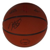 Kevin Durant Signed Houston Rockets Logo Basketball (Beckett) at PristineAuction.com