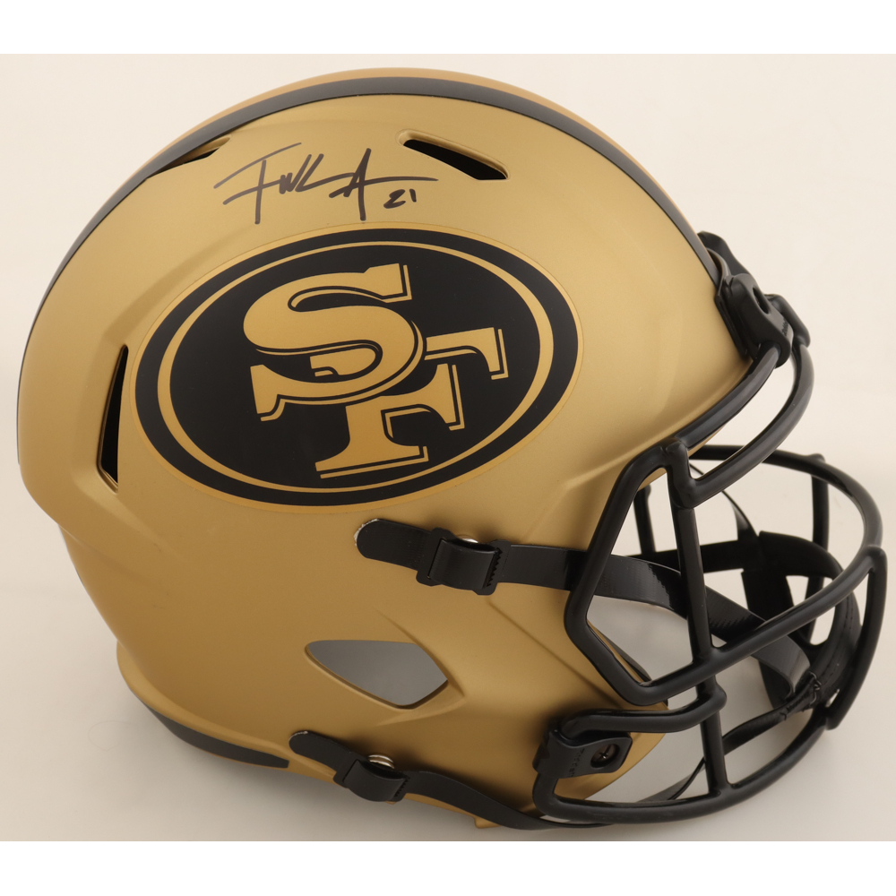 Frank Gore Signed 49ers Full-Size Rave Alternate Speed Helmet (Beckett) at PristineAuction.com
