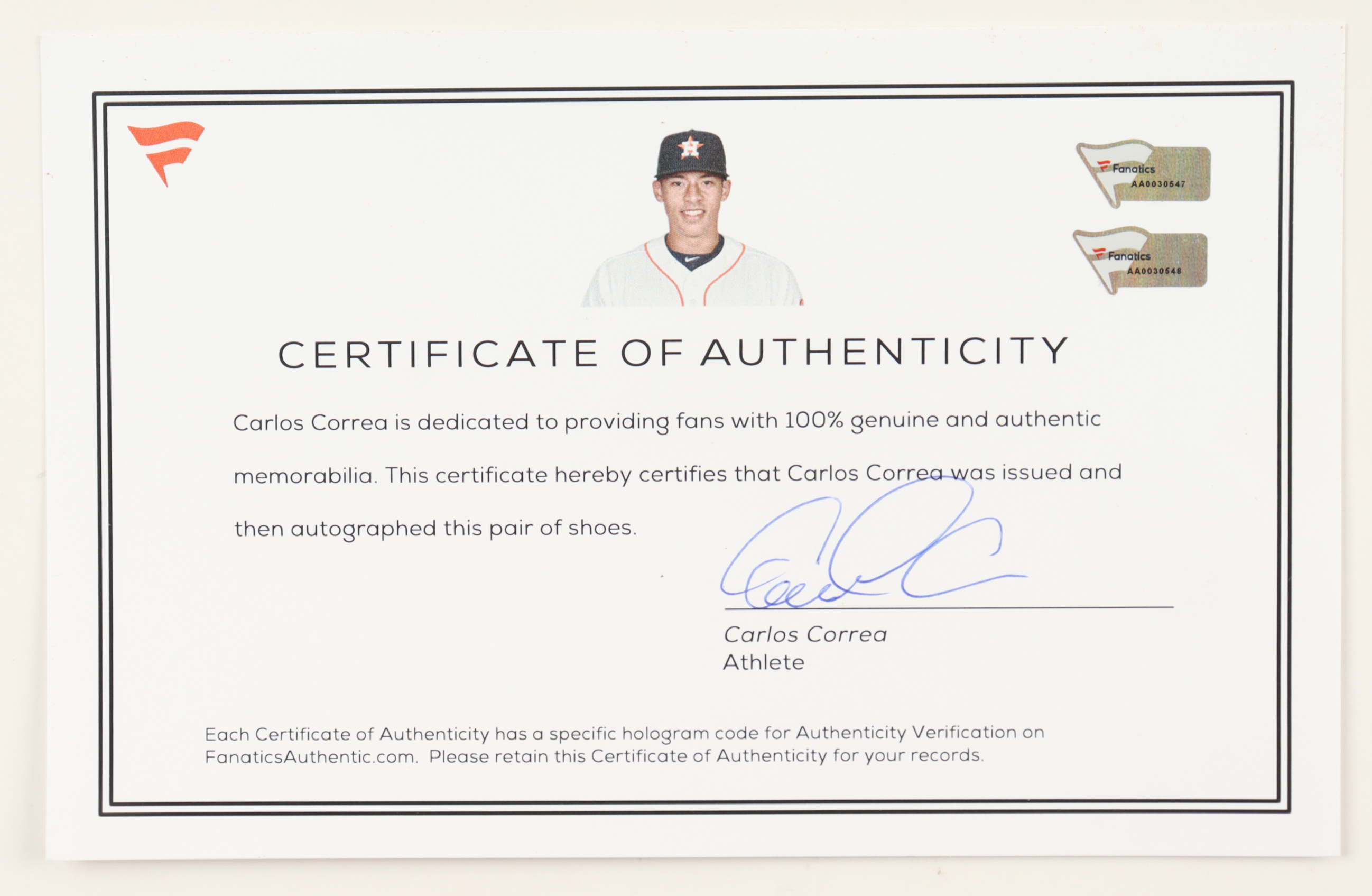 Carlos Correa Signed Game-Used Pair of Adidas Shoes (Fanatics) at PristineAuction.com Carlos Correa Signed Game-Used Pair of Adidas Shoes (Fanatics) at PristineAuction.com