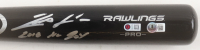 Ronald Acuna Jr. Signed Rawlings Baseball Bat Inscribed "2018 NL ROY (Beckett & Acuna Jr.) at PristineAuction.com