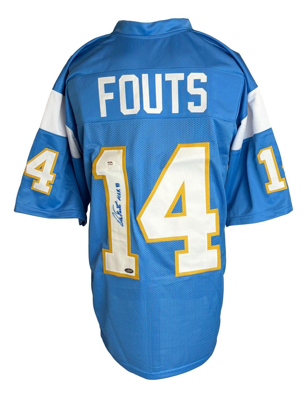 Dan Fouts Signed Jersey Inscribed "HOF 93" (PSA) at PristineAuction.com Dan Fouts Signed Jersey Inscribed "HOF 93" (PSA) at PristineAuction.com