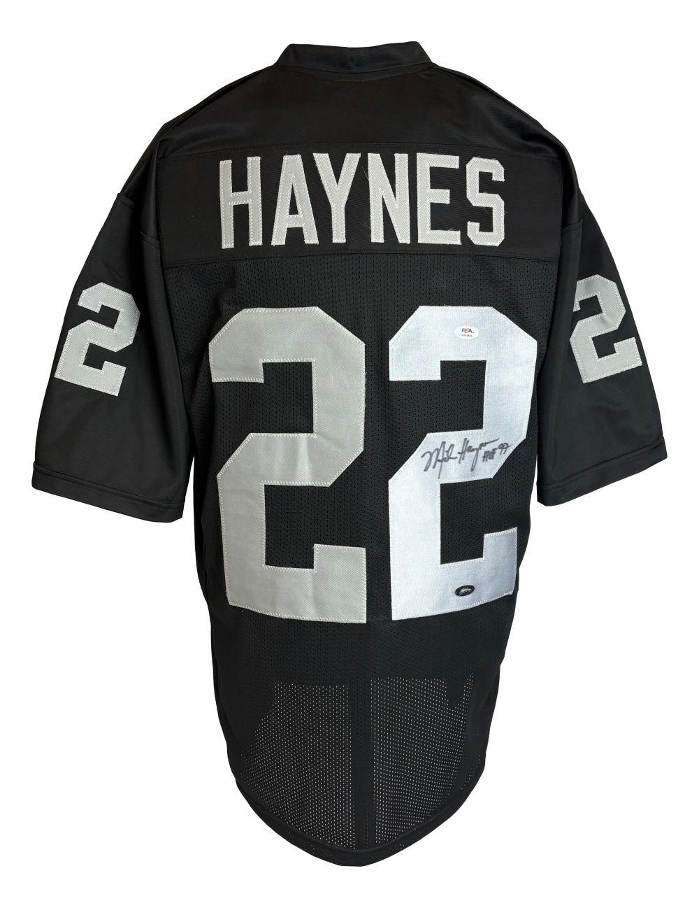 Mike Haynes Signed Jersey Inscribed "HOF 97" (PSA) at PristineAuction.com Mike Haynes Signed Jersey Inscribed "HOF 97" (PSA) at PristineAuction.com