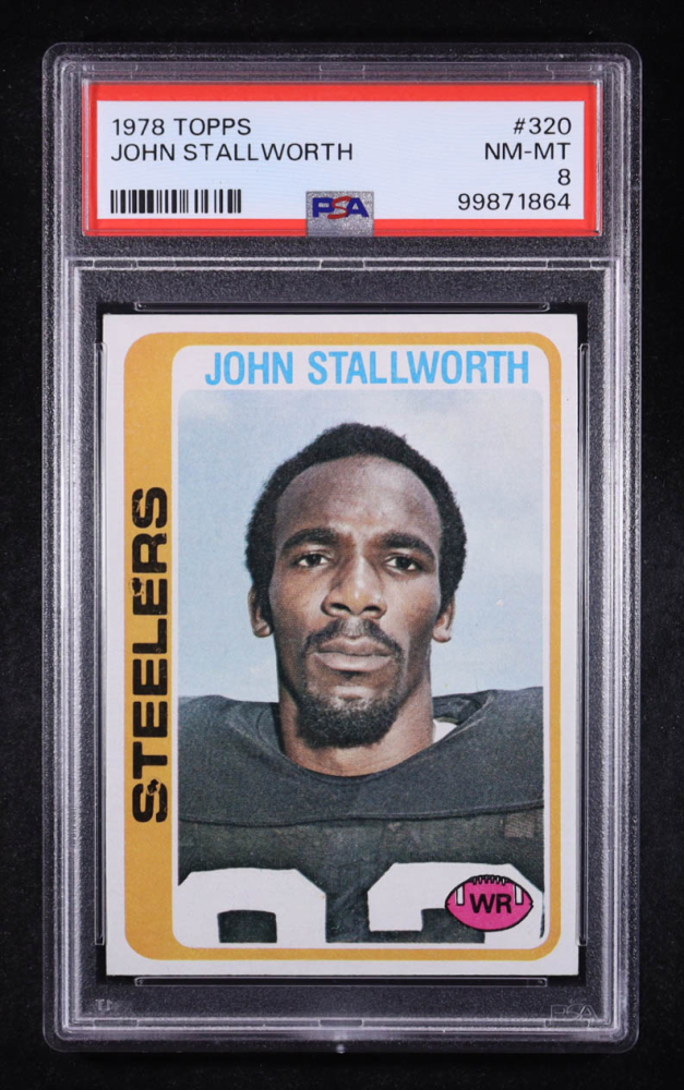 John Stallworth 1978 Topps #320 RC (PSA 8)