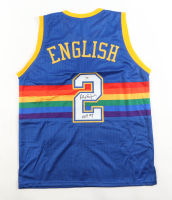 Alex English Signed Jersey Inscribed "HOF 97" (PSA) at PristineAuction.com