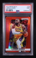 LeBron James 2024-25 Prizm Deca Prizms Red #198 #064/199 (PSA 9) at PristineAuction.com