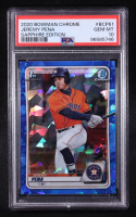 Jeremy Pena 2020 Bowman Chrome Sapphire Edition #BCP-61 RC (PSA 10) at PristineAuction.com