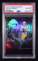 Justin Herbert 2020 Panini Illusions Retail #7 RC (PSA 10) at PristineAuction.com