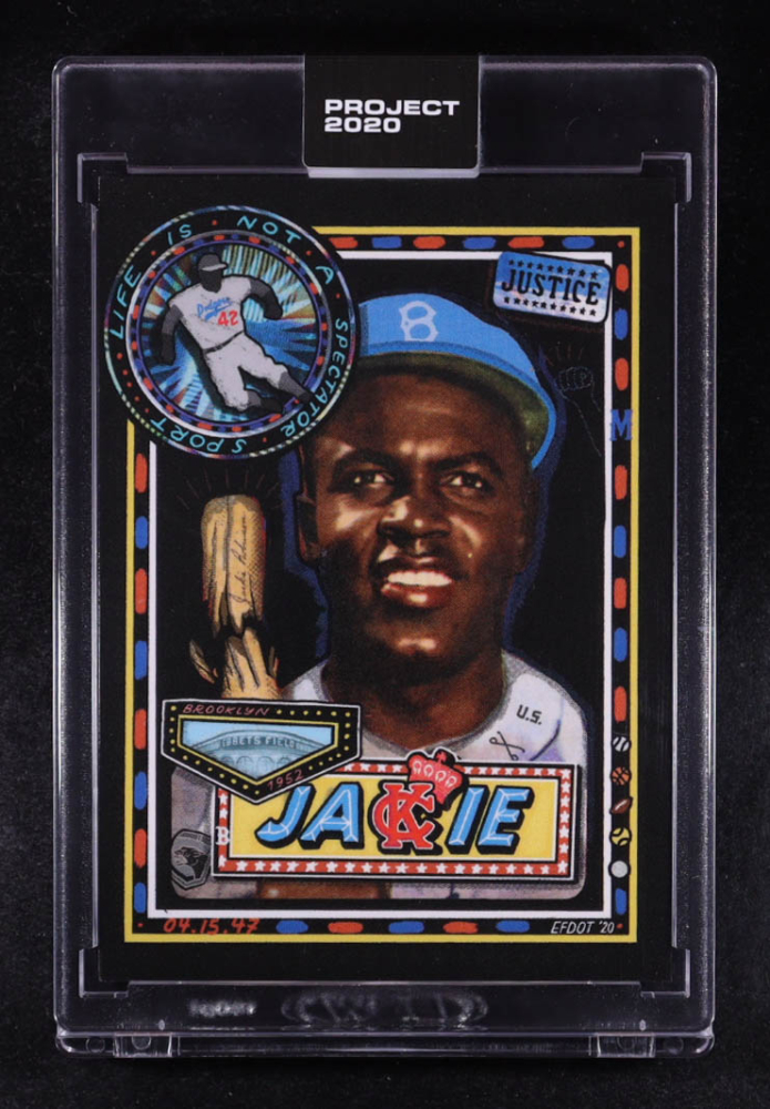 Jackie Robinson 2020 Topps Project 2020 #114 Efdot
