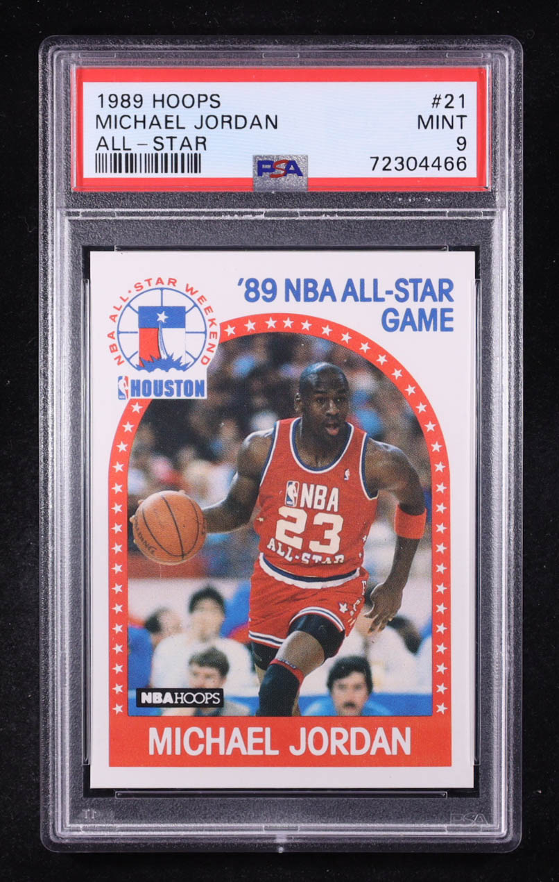 Michael Jordan 1989-90 Hoops #21 AS (PSA 9) at PristineAuction.com Michael Jordan 1989-90 Hoops #21 AS (PSA 9) at PristineAuction.com