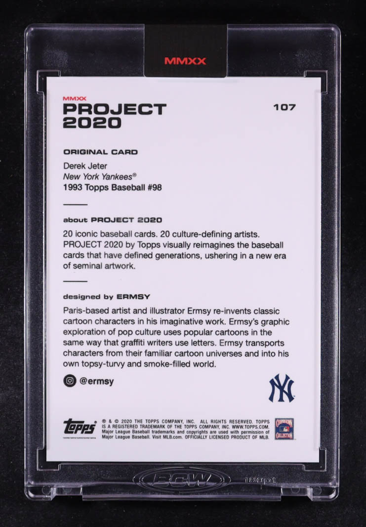 Derek Jeter 2020 Topps Project 2020 #107 Ermsy at PristineAuction.com Derek Jeter 2020 Topps Project 2020 #107 Ermsy at PristineAuction.com
