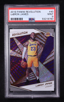 LeBron James 2018-19 Panini Revolution #40 (PSA 9) at PristineAuction.com