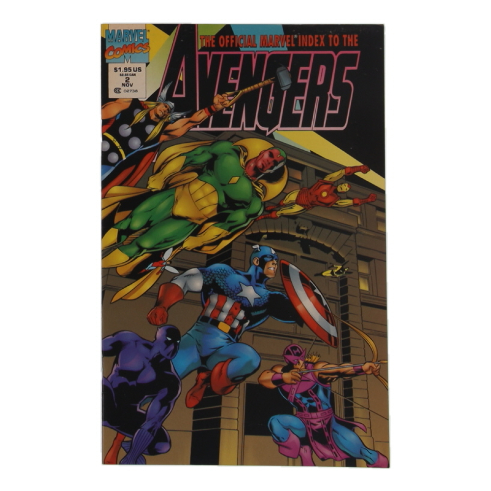 1994 "Marvel Index to the Avengers" Issue #2 Marvel Comic Book at PristineAuction.com