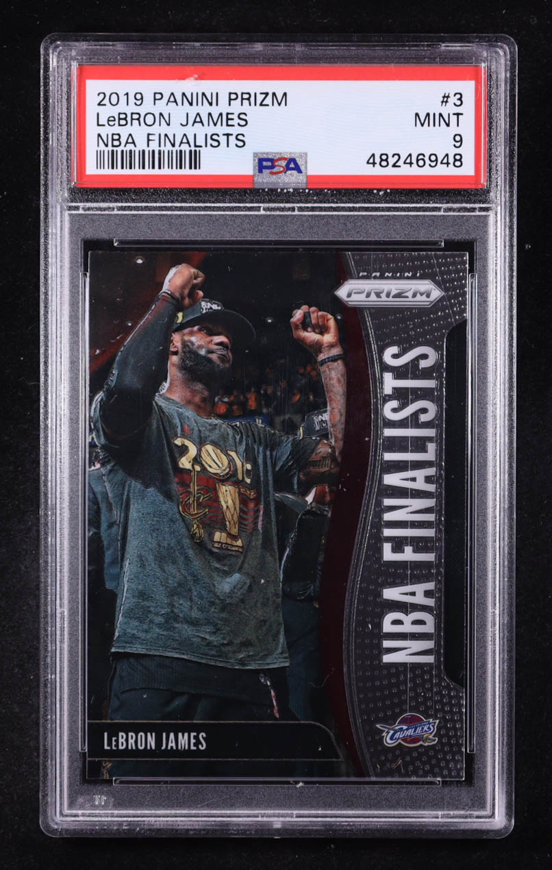 LeBron James 2019-20 Panini Prizm NBA Finalists #3 (PSA 9) at PristineAuction.com LeBron James 2019-20 Panini Prizm NBA Finalists #3 (PSA 9) at PristineAuction.com