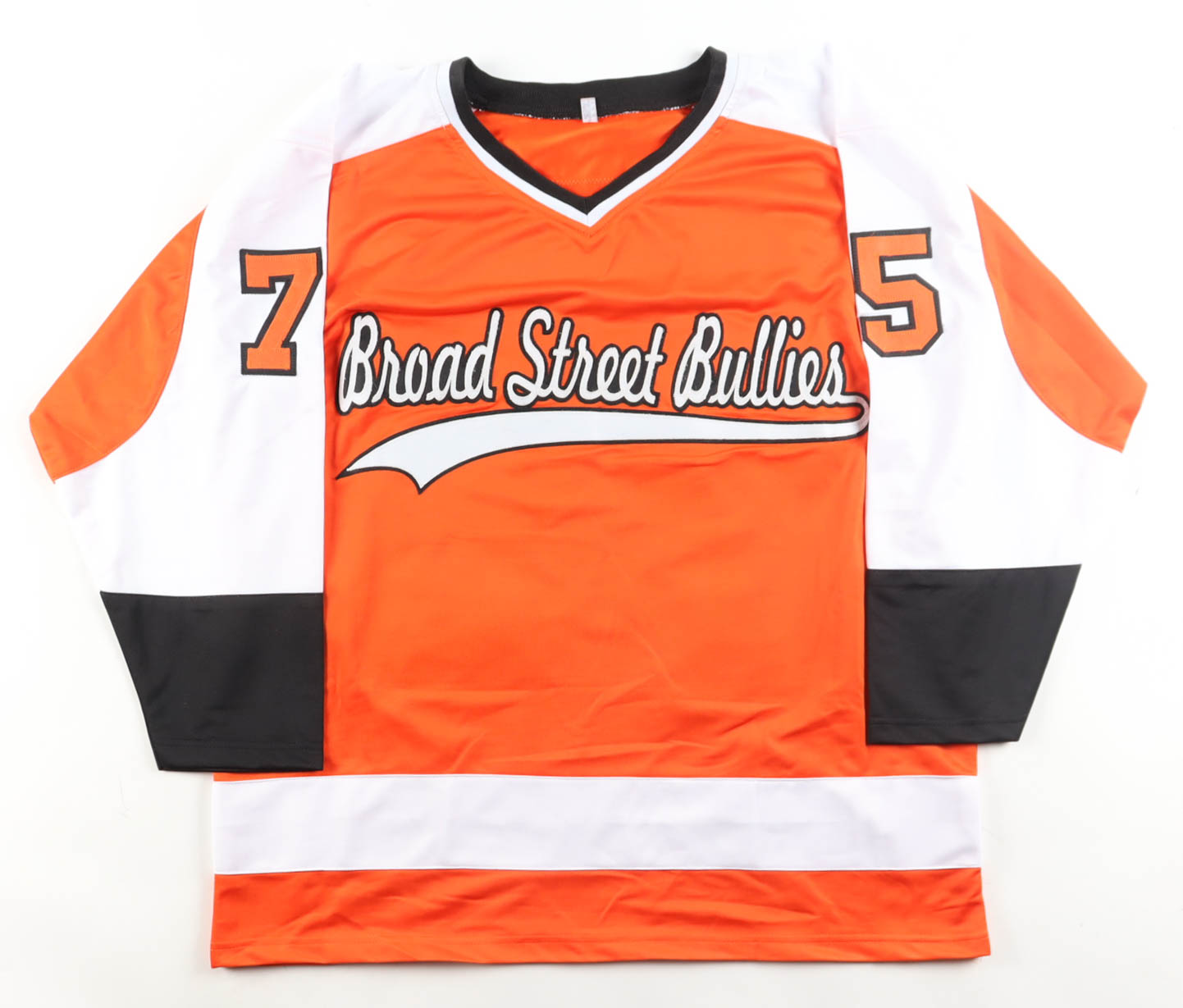 Flyers 1975 "Stanley Cup Champions" Jersey Signed by (12) With Bill Barber, Bernie Parent, Tom Bladon, Gary Dornhoefer (PSA) at PristineAuction.com Flyers 1975 "Stanley Cup Champions" Jersey Signed by (12) With Bill Barber, Bernie Parent, Tom Bladon, Gary Dornhoefer (PSA) at PristineAuction.com