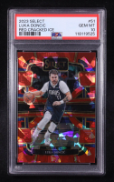 Luka Doncic 2023-24 Select Prizms Red Cracked Ice #51 (PSA 10) at PristineAuction.com