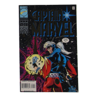 1995 "Captain Marvel" Issue #1 Marvel Comic Book at PristineAuction.com