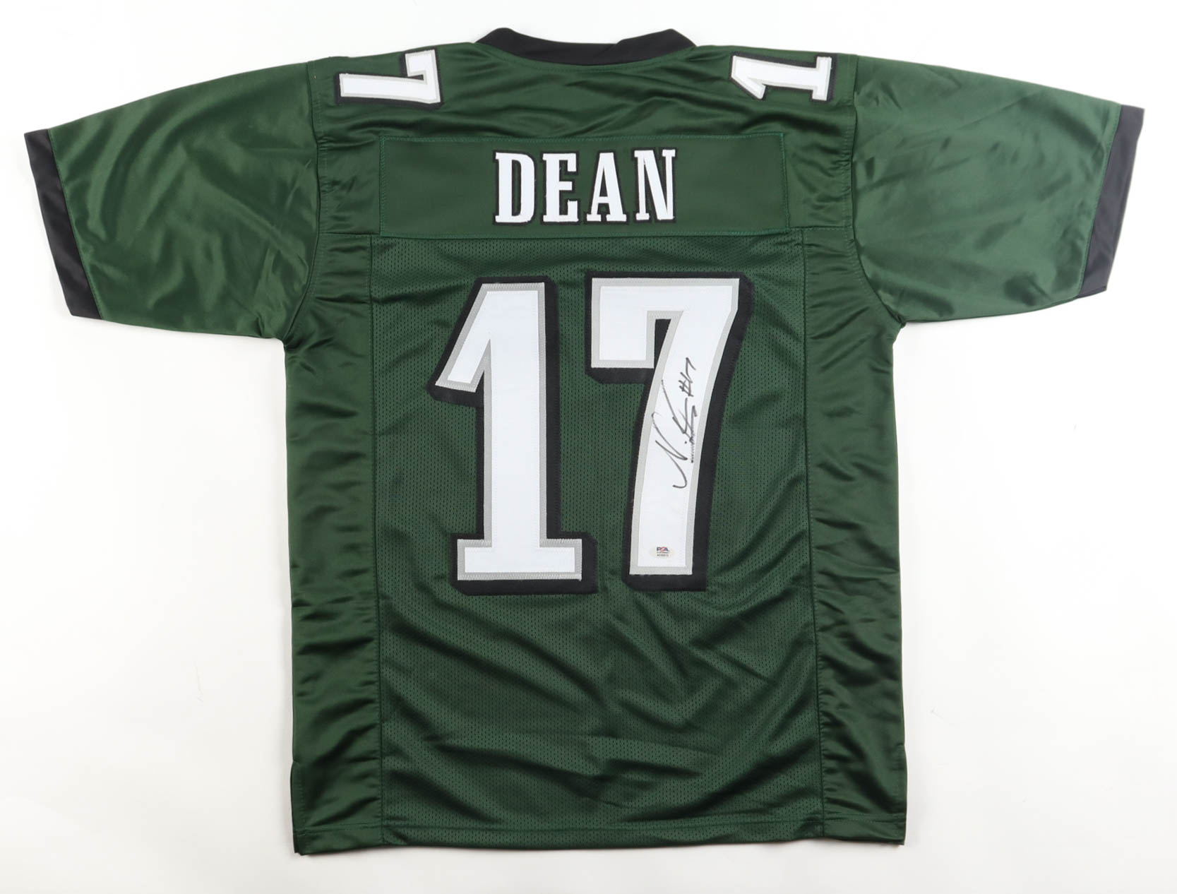 Nakobe Dean Signed Jersey (PSA) at PristineAuction.com Nakobe Dean Signed Jersey (PSA) at PristineAuction.com