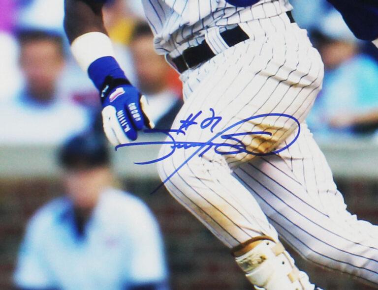 Sammy Sosa Signed Cubs 16x20 Photo (Beckett) at PristineAuction.com Sammy Sosa Signed Cubs 16x20 Photo (Beckett) at PristineAuction.com