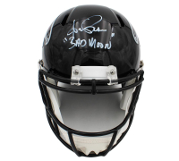 Andre Rison Signed Falcons Full-Size Throwback Alternate Speed Helmet Inscribed "Bad Moon" (Radtke) at PristineAuction.com